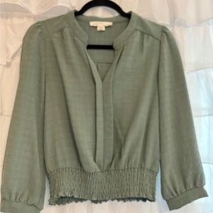 Sage green Monteau blouse